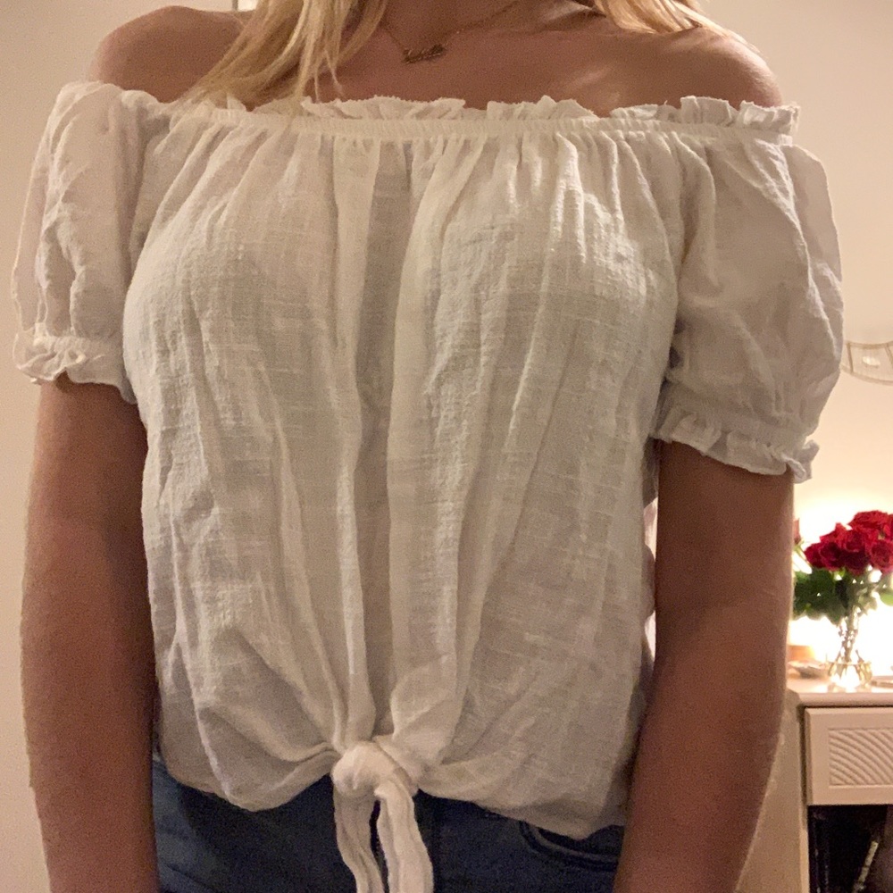 Off the shoulder blouse